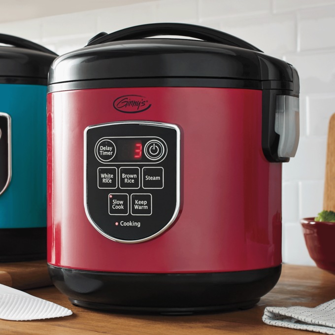 Ginny's Mini Multi Cooker, Red, large