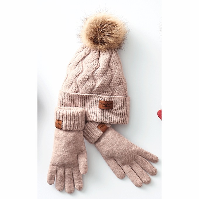Britt's Knits Mainstay Hat and Tech Glove Set, , large
