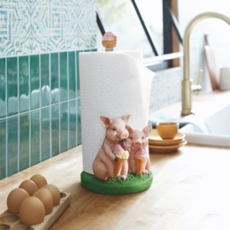 Ice Cream Pigs Paper Towel Holder, , large