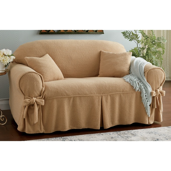 Boucle Slipcovers and Pillow Cover, , large