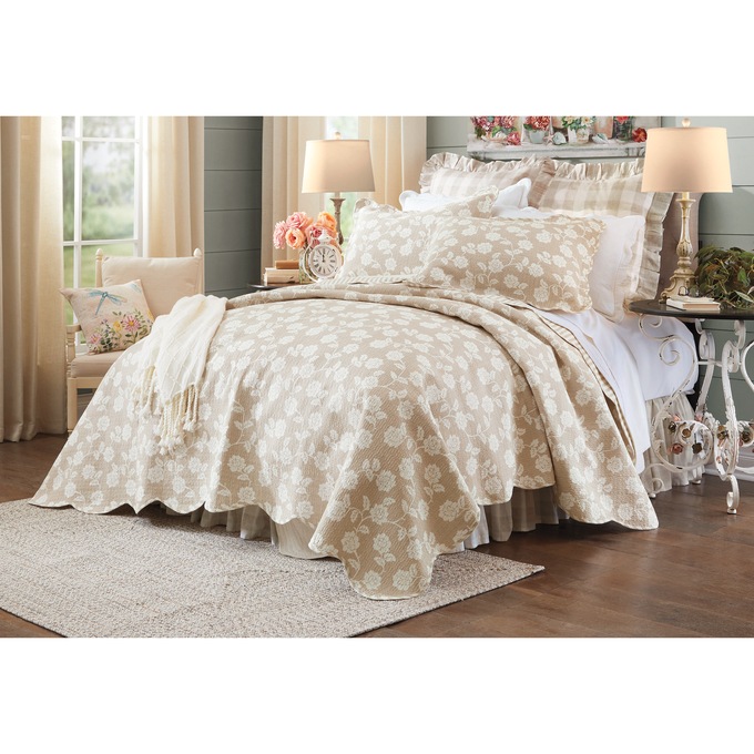 Gingham Bedskirt, , large
