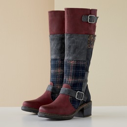 MUK LUKS&reg; Arya Patchwork Boot, , large