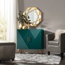 Golden Star Wall Mirror, , large