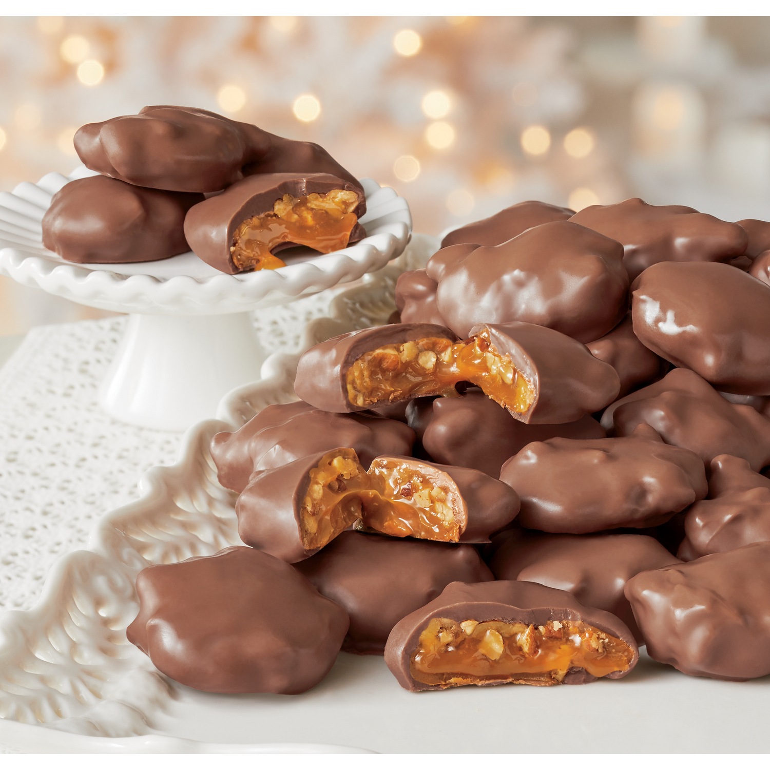Caramel pecan clusters ginny s