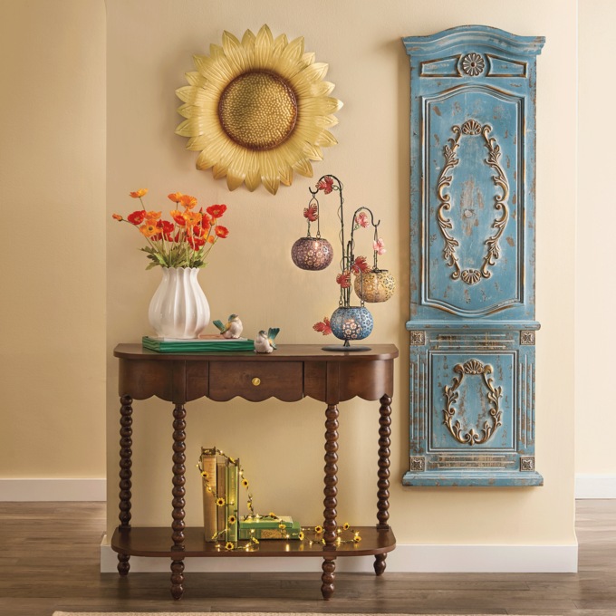 Maribelle Rustic Decorative Wood Wall Gate, , large
