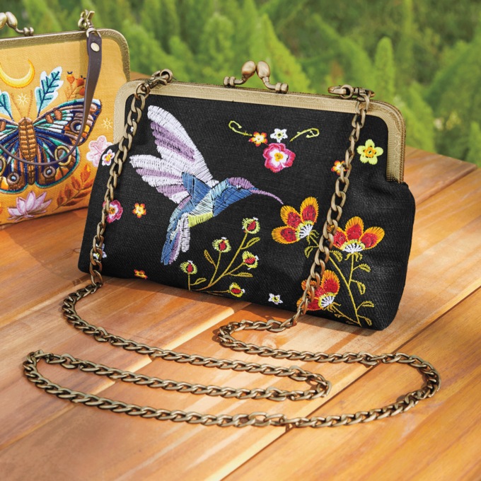 Embroidered Icon Bag, , large