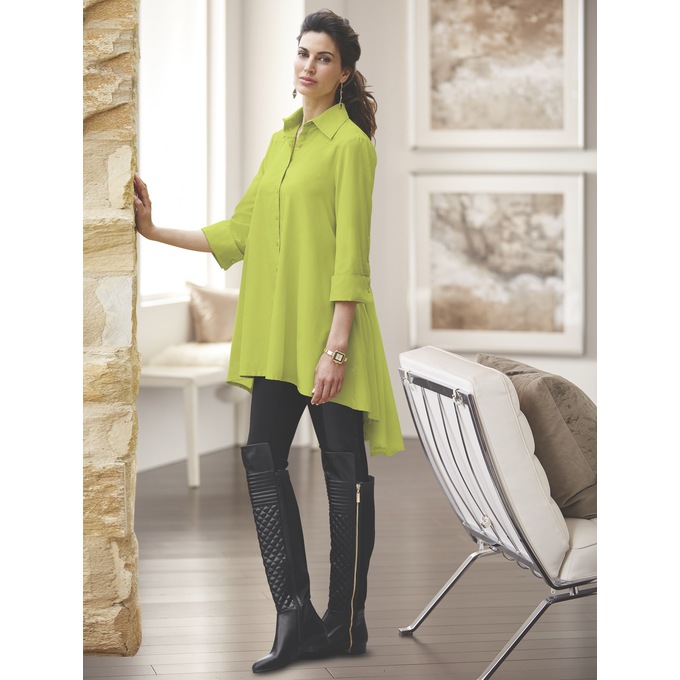 Quilt-Front Boot by Midnight Velvet, , large