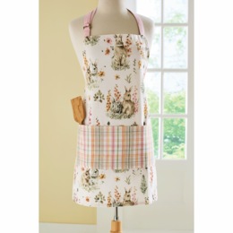 Flower Bunny Apron, , large