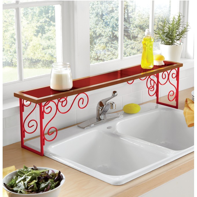 Colorblock Over The Sink Shelf Ginny S