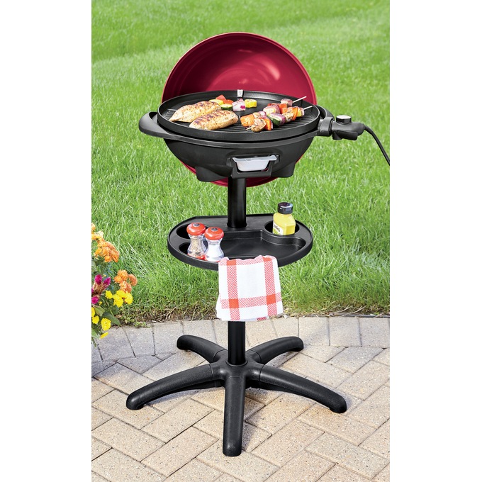Chef Tested Indoor/Outdoor Electric Grill by Montgomery Ward, Red, large