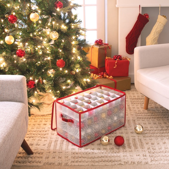 Simplify 112-Ct. Ornament Storage Organizer, Assorted, large
