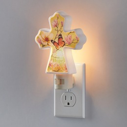 Butterfly Cross Nightlight, , large
