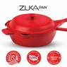 Granitestone 10" Zuka Pan, Red, large