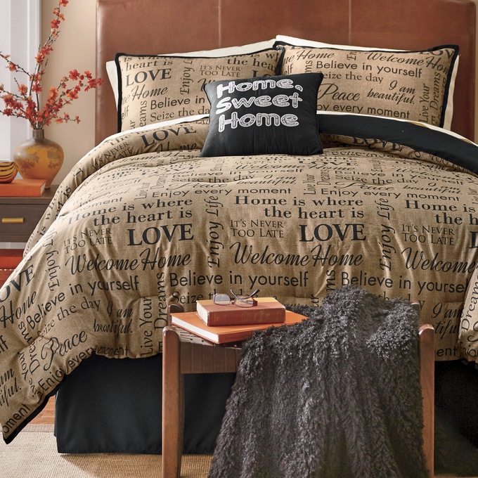 Home Sweet Home Comforter Set Ginny S