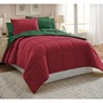 Color Connection Reversible Solid Down-Alternative Comforter Set, , large