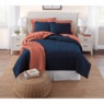 Color Connection Reversible Down-Alternative Comforter Set, Spice Dark Navy, large