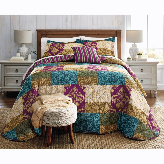Queensgate Bedspread Set, Decorative Pillow and Window Treatments, , large