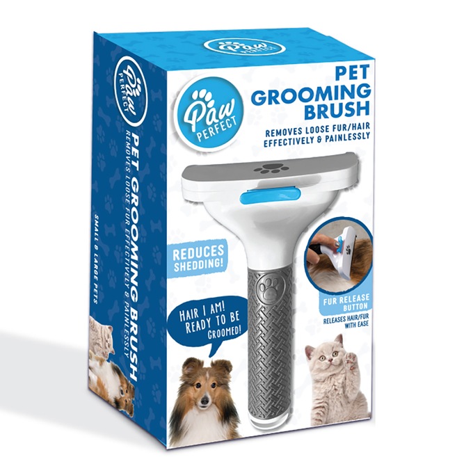 Paw Perfect Pet Grooming Brush, , large