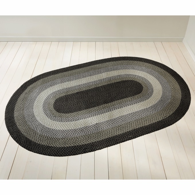 Winnie Braided Rugs, Gray, large