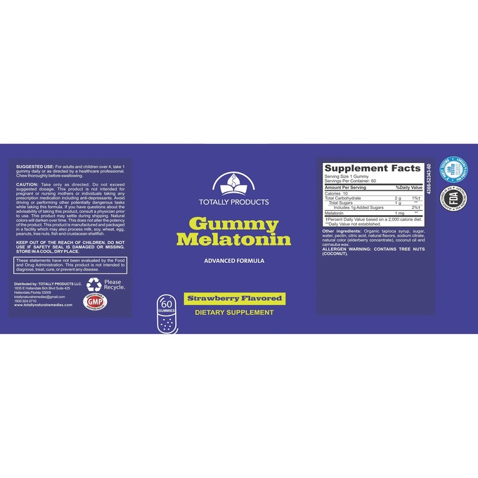 Gummy Melatonin Gummies, , large