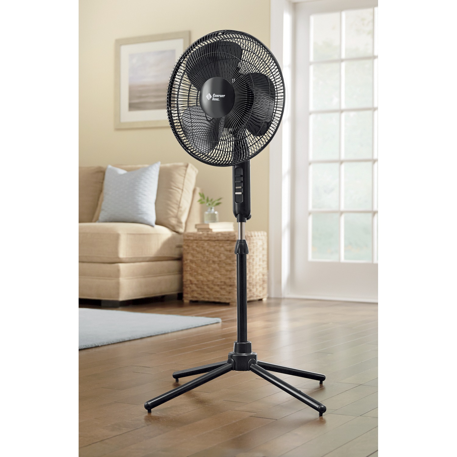Comfort Zone 16" Oscillating Pedestal Fan Ginny's