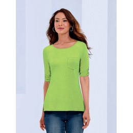 Head-Turning Short-Sleeve Tee, Lime, large