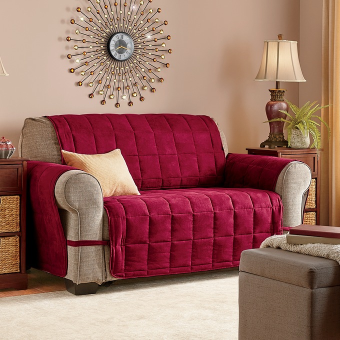 Oversized Faux-Suede Ultimate Furniture Protector, , large