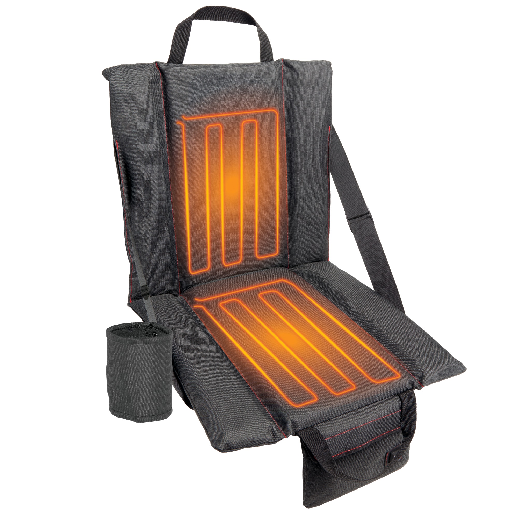 Handy Heater Seat Cushion Max, Black, large
