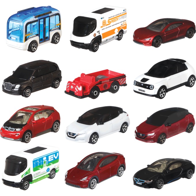 12-Piece Matchbox EV Car Set , , large