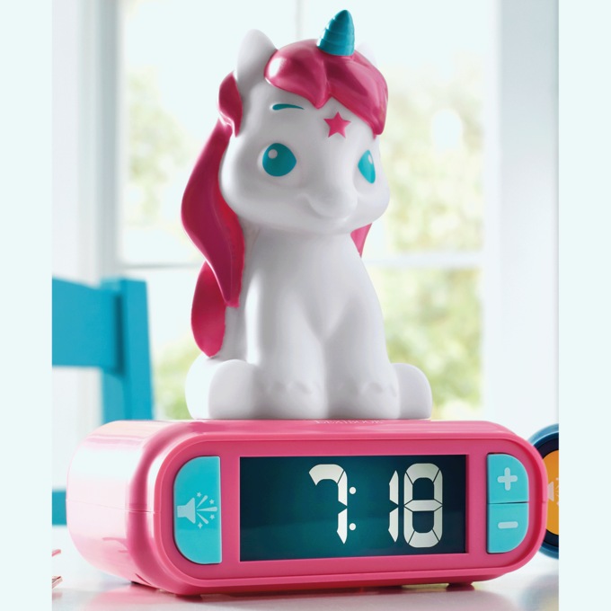 Lexibook Kids’ Night-Light Alarm Clock with Sounds, , large