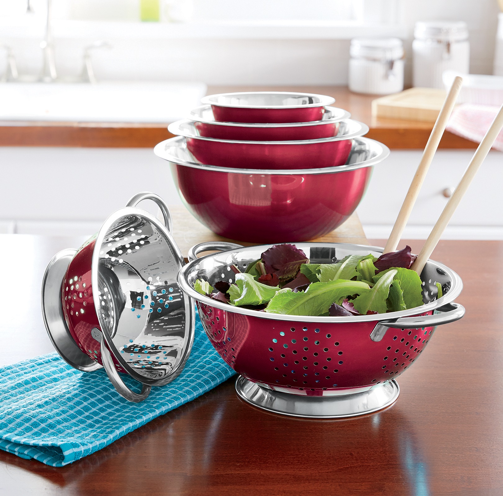 cheap metal colanders