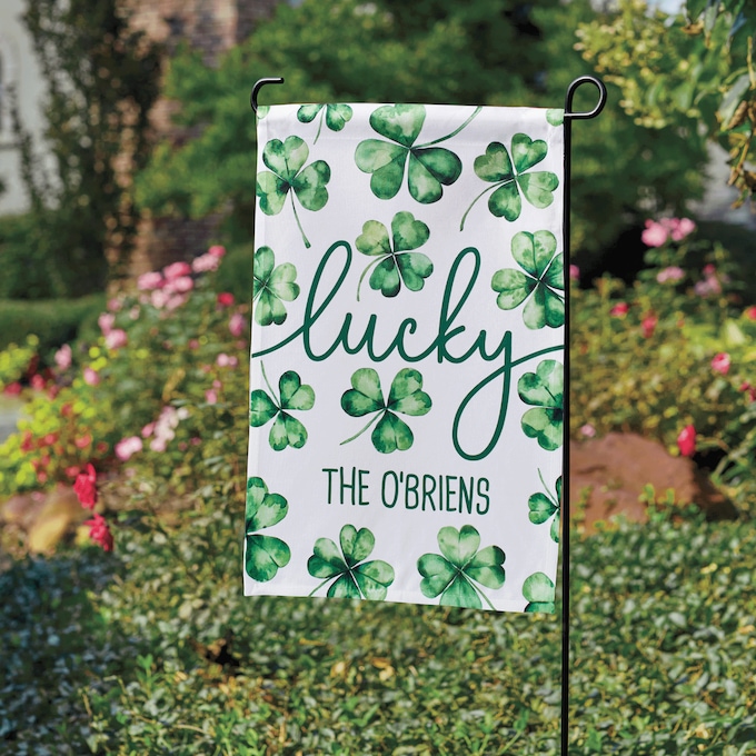 Personalized Spring Holiday Garden Flag, , large