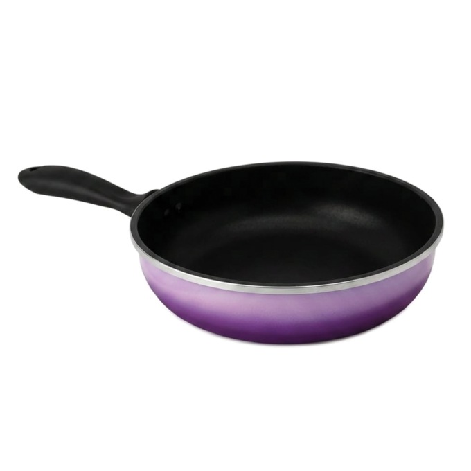 Gradient 10-Piece Aluminum Cookware Set, Purple, large