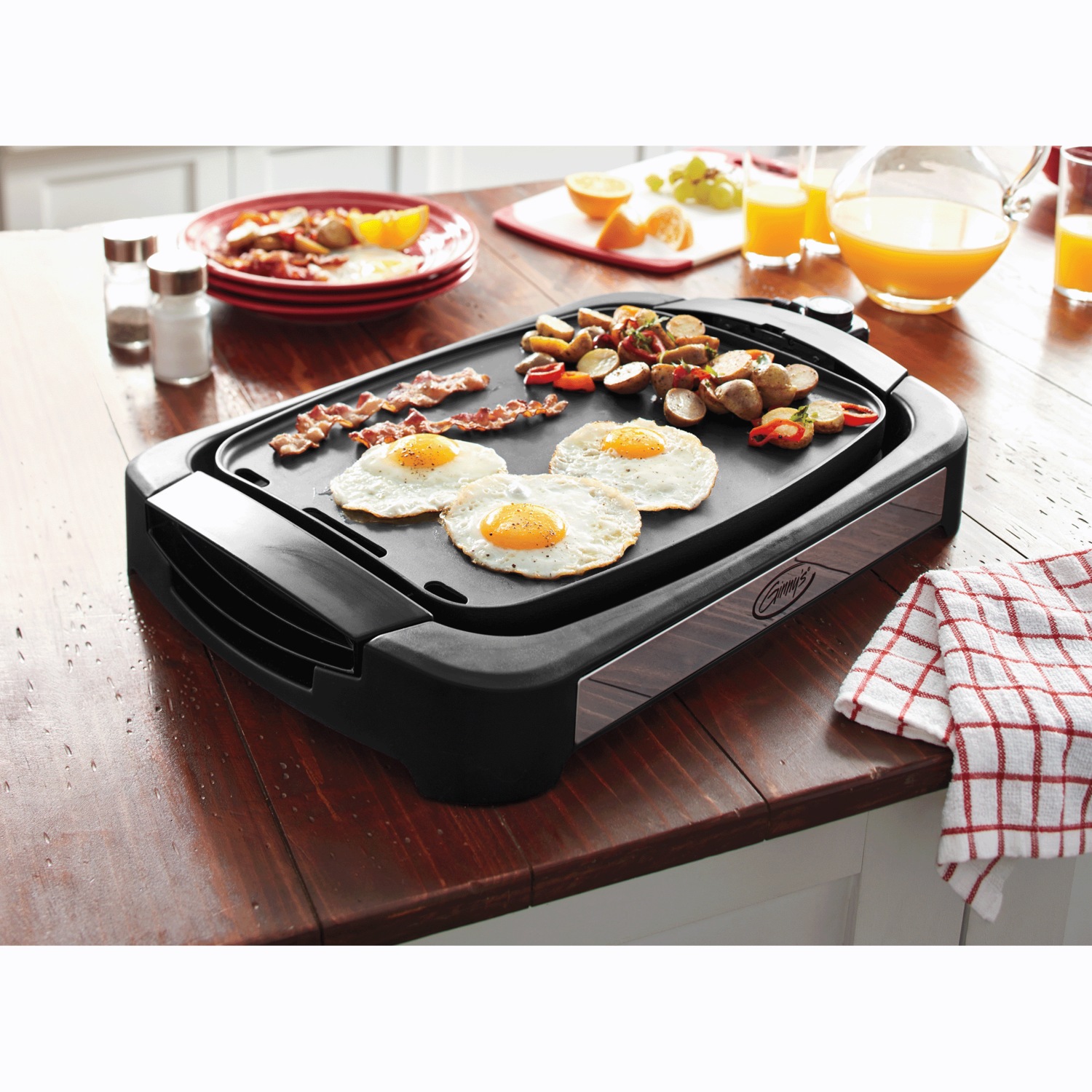Electric reversible sales grill griddle