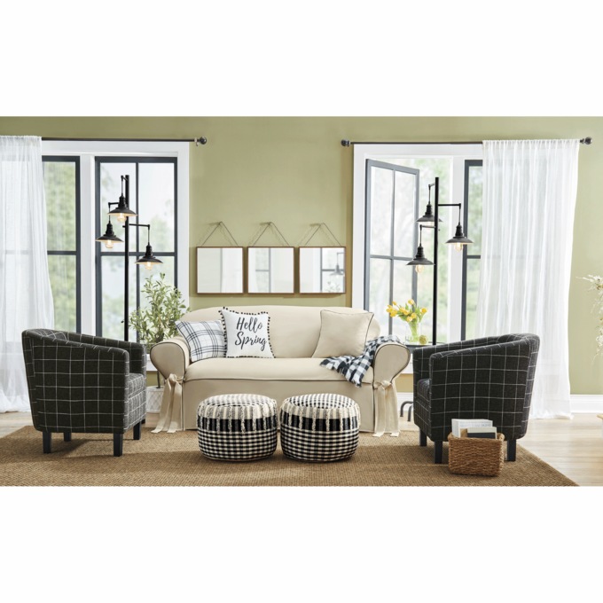 Contrast Piping Slipcover, , large