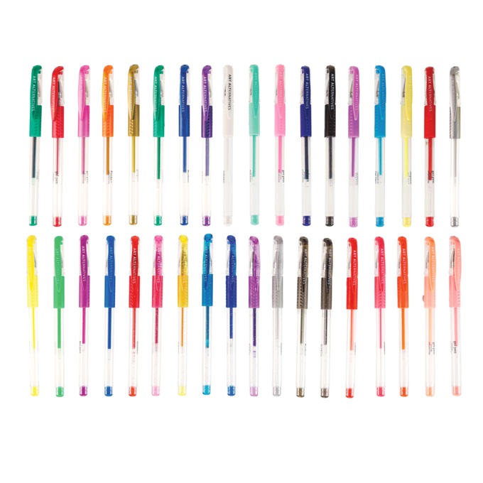 Art Alternatives 36-Piece Gel Pen Set, , large