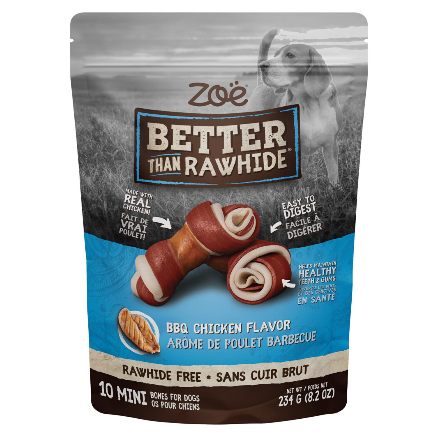 Zoë 10Pack Better Than Rawhide Mini Bones Ginny's