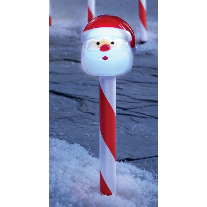 Set of 10 Holiday Solar Stakes, , large