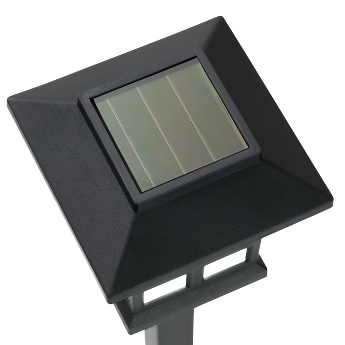 6-Piece Classic Lantern Solar LED Pathway Light Set, , large