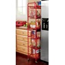 Scroll 6-Tier Rolling or Standing Shelves, , large