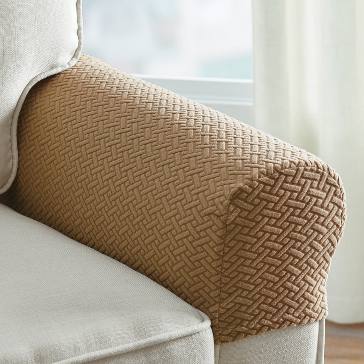 Large sofa sales arm covers