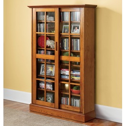Merrick Sliding Door Media Cabinet, , large