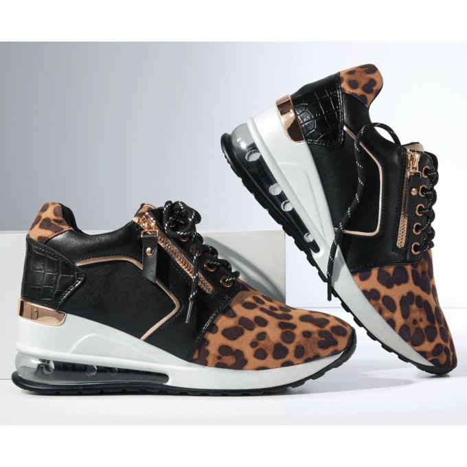 Ninety Union Ultra Leopard Wedge Shoe, , large
