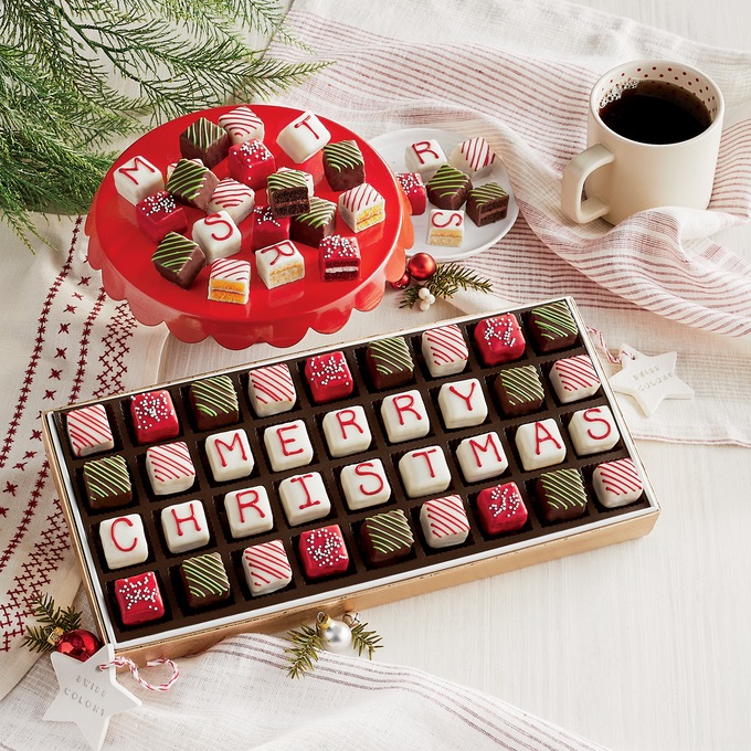 Merry Christmas Petits Fours, , large