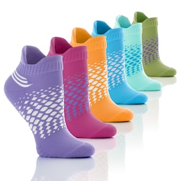 6-Pack Ankle Length Compression Socks, , large