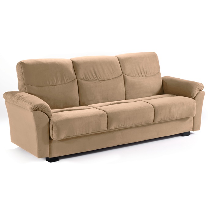 Super Plush Convertible Sofa Bed with Storage, , large