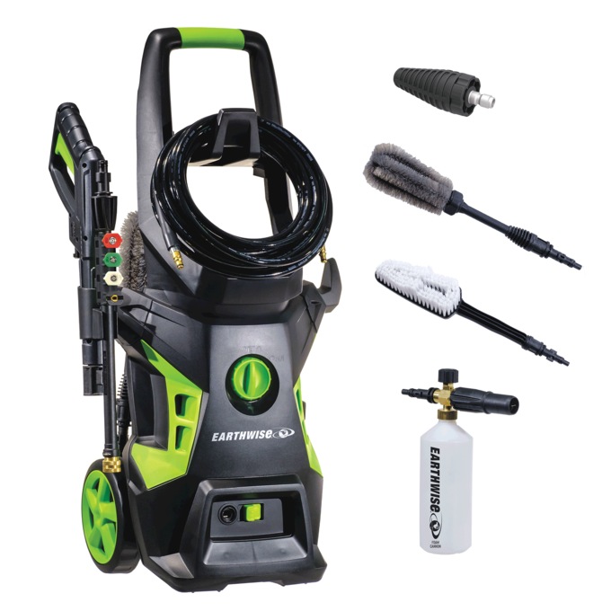 Earthwise 2050 PSI Electric Pressure Washer Bundle, , large