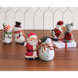Holiday Figural Salt &amp; Pepper Shakers, , large