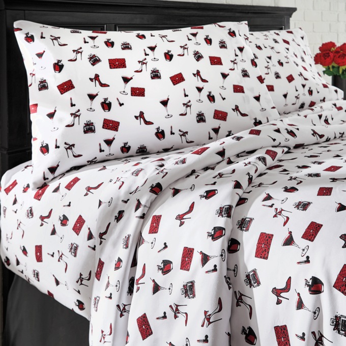 Sassy Microfiber Sheet Set, , large