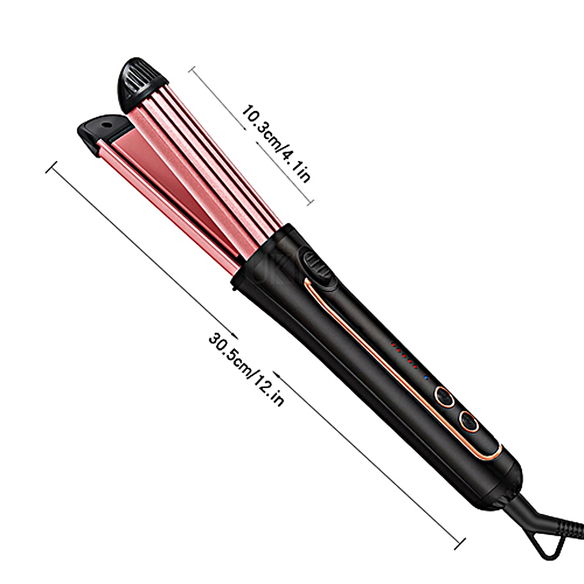 Igia 2-in-1 Straightener/Curler, , large